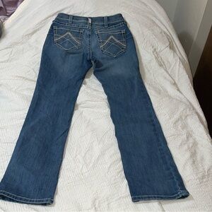 Ariat R.E.A.L. Mid Rise Stretch Whipstitch Boot Cut Jean